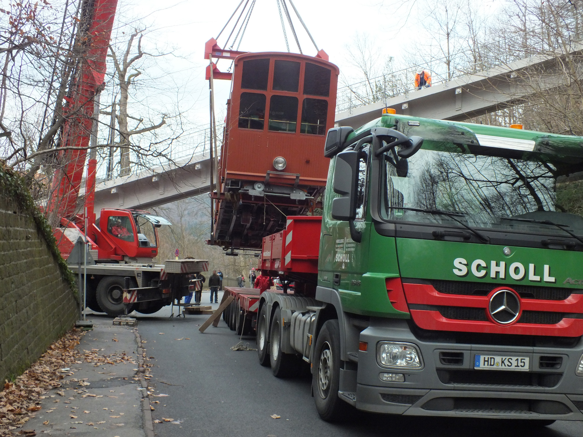 Verladung Zahnradbahn