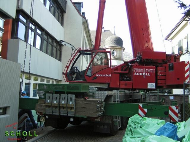 Scholl Autokräne heidelberg im Einsatz am 4. Juni 2011