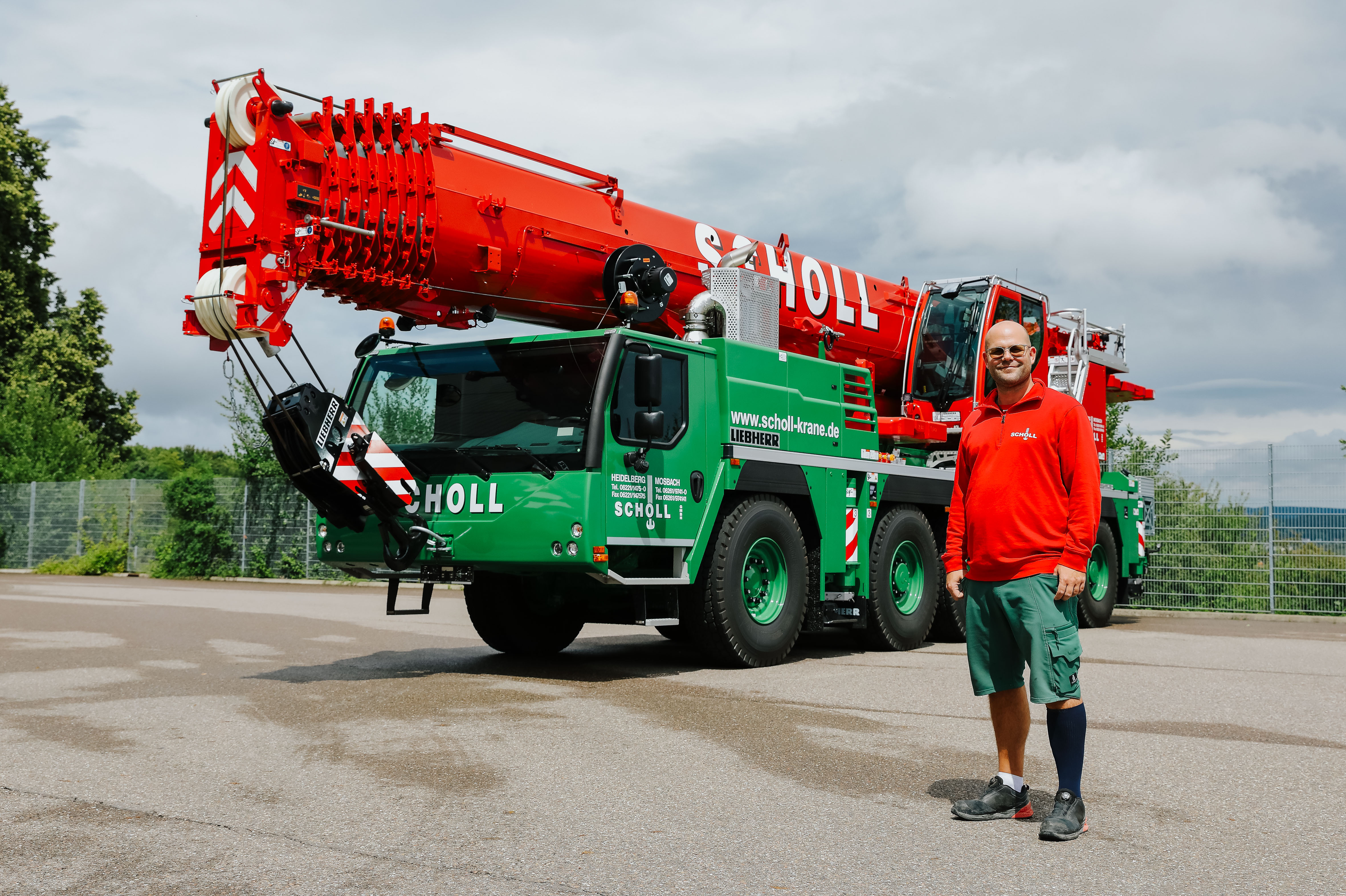 Kranübergabe LTM‑1150‑5.3 scholl autokräne